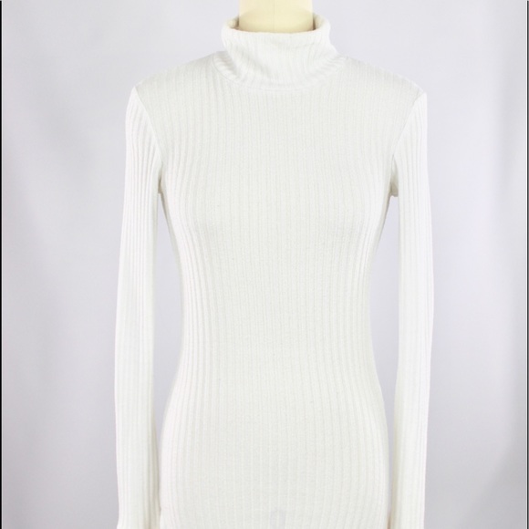 Aritzia WILFRED FREE Buswell Ribbed Mock Neck Top - Picture 3 of 9